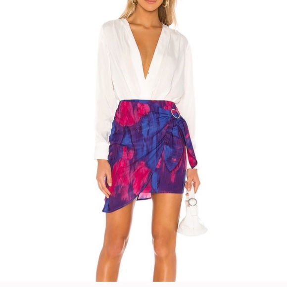 MAJORELLE Dresses & Skirts - Majorelle Hoover Mini Skirt in Tie Dye Multi M MAJORELLE Dresses & Skirts - Majorelle Hoover Mini Skirt in Tie Dye Multi M